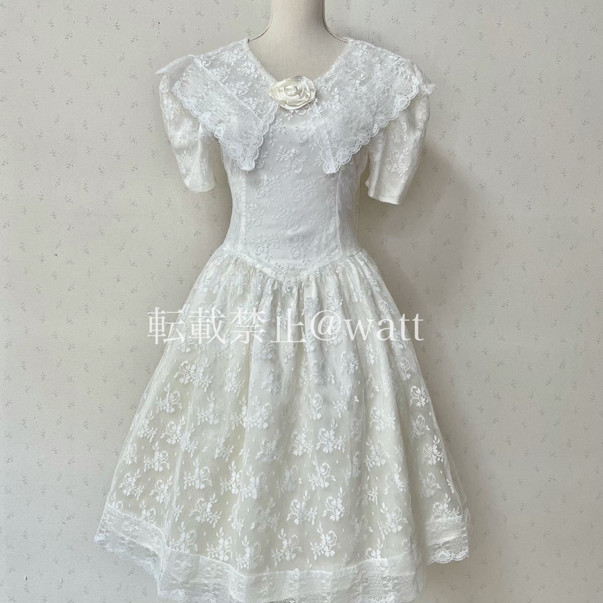 GUNNE SAX ワンピース ガニーサックス ドレス ホワイト レース