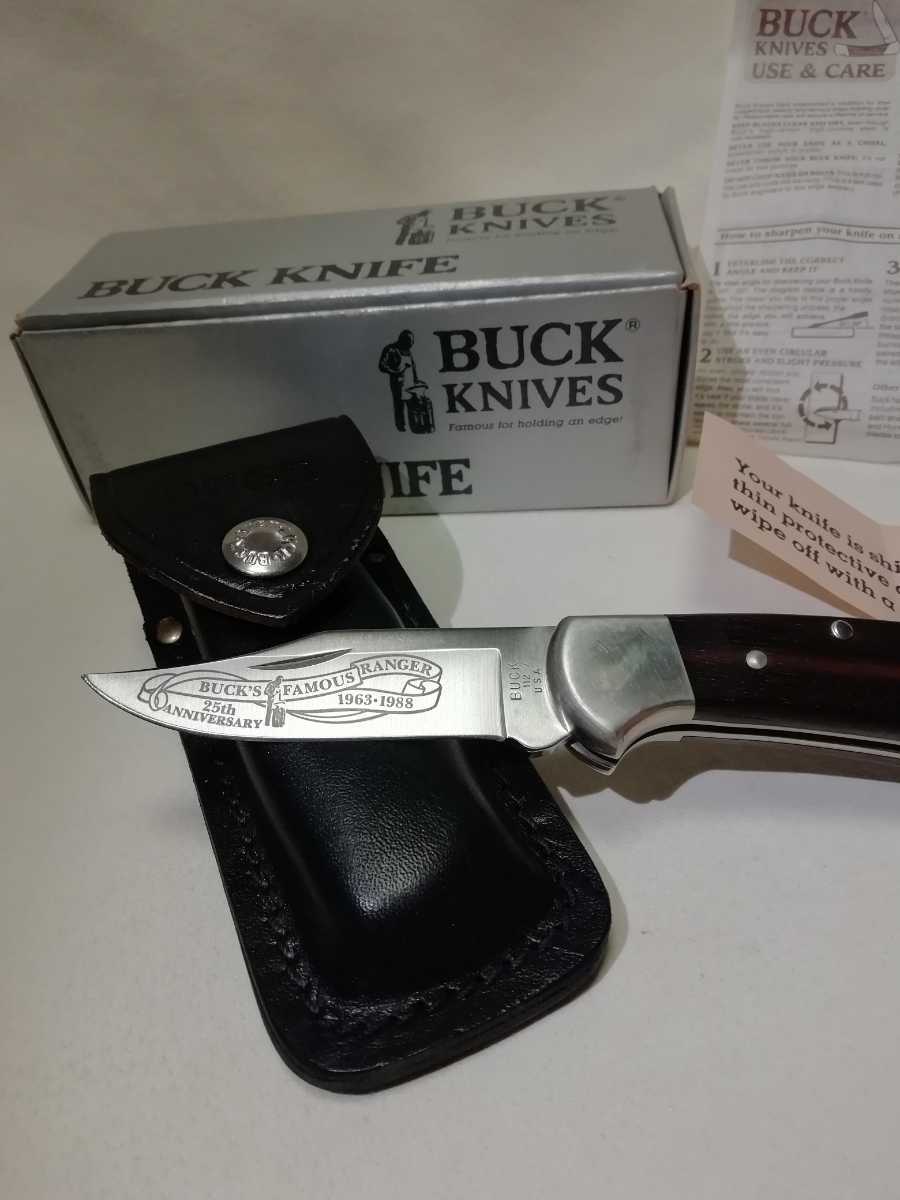 バックbuck USA 112レンジャー 25周年アニバーサリーモデル バックbuck USA 112レンジャー 25周年アニバーサリーモデル