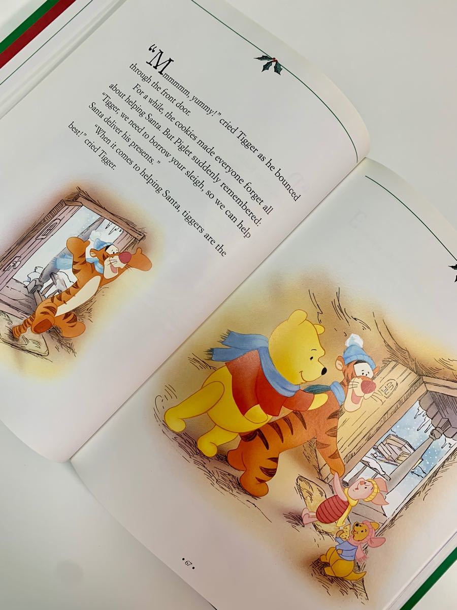Disney's Winnie the Pooh プーさん クリスマス絵本 英語