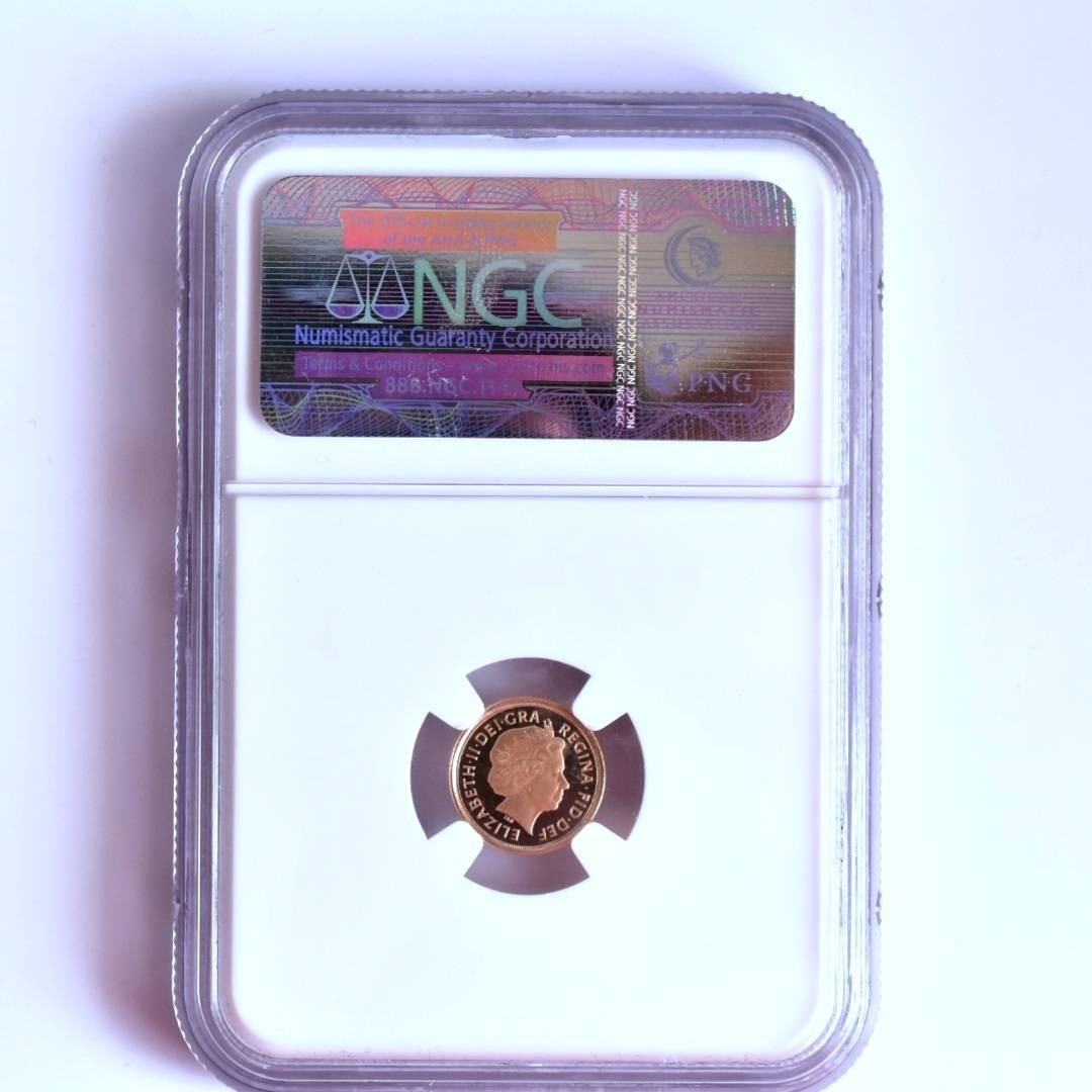 2009年 NGC PF69UC イギリス 1/4ソブリン金貨