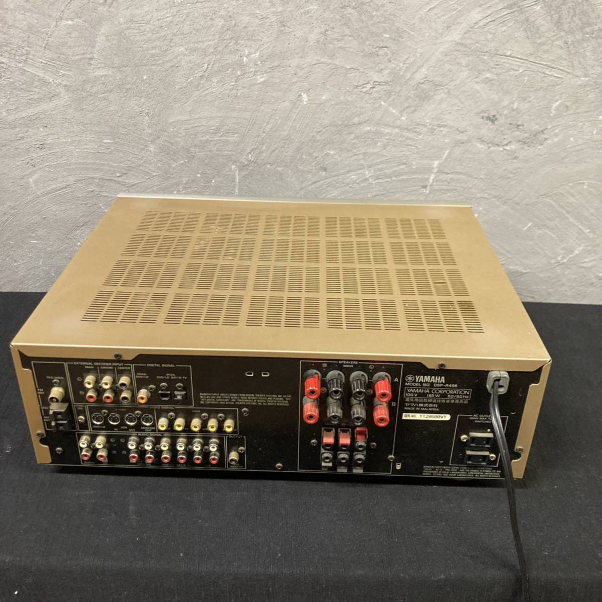 ◯(F3 sa)YAMAHA DSP-R496 AVアンプ 5ch オーディオ ヤマハ (Σ0466) の