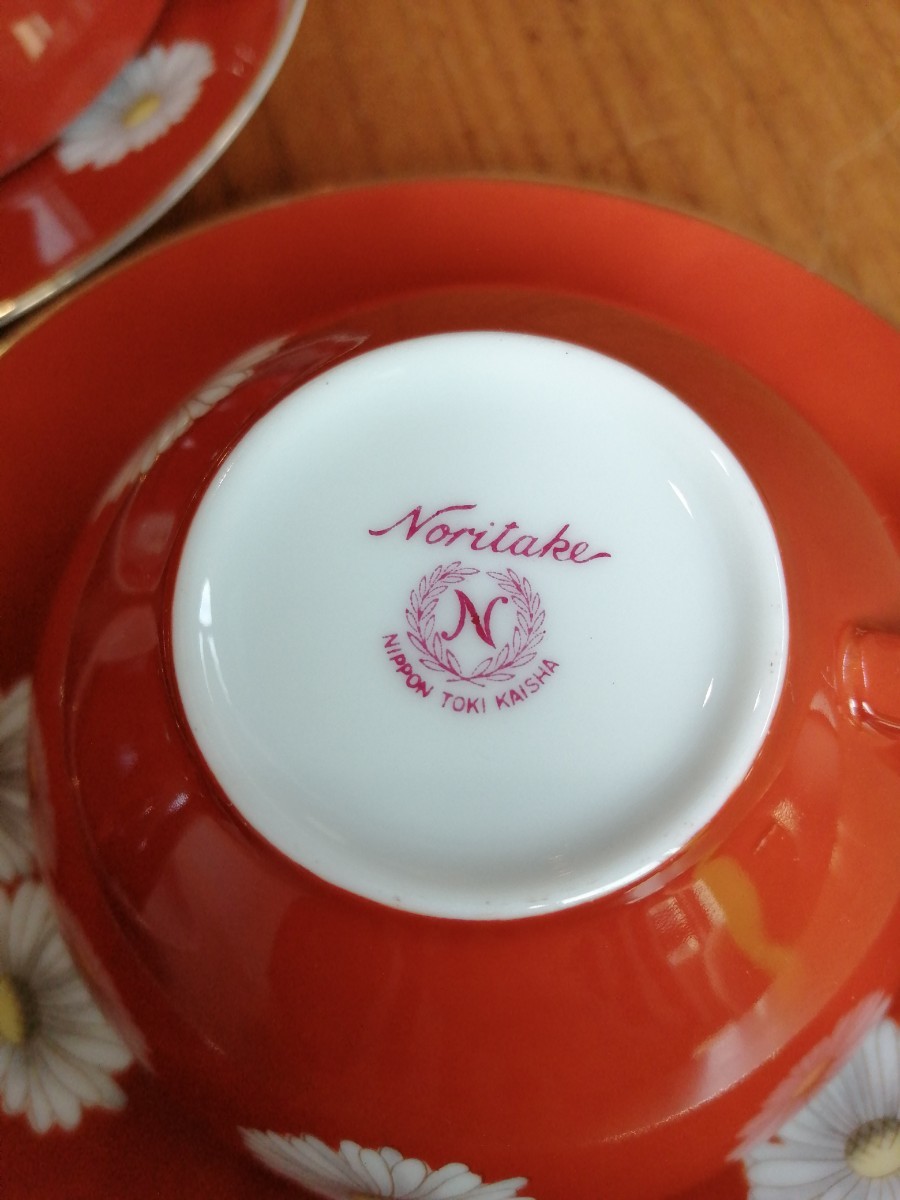 オールドノリタケ カップ&ソーサー5客 Noritake 昭和レトロ オールドノリタケ カップ&ソーサー5客 Noritake 昭和レトロ
