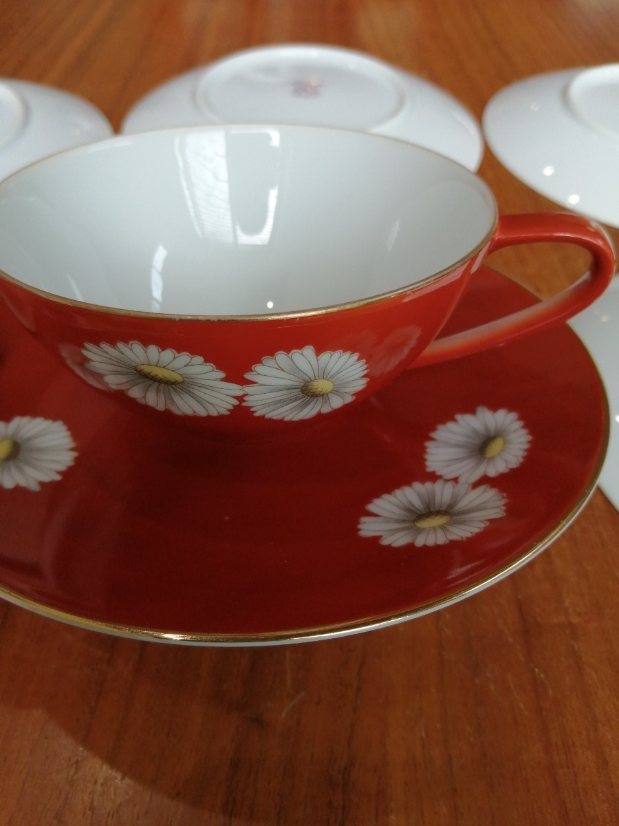 オールドノリタケ カップ&ソーサー5客 Noritake 昭和レトロ オールドノリタケ カップ&ソーサー5客 Noritake 昭和レトロ