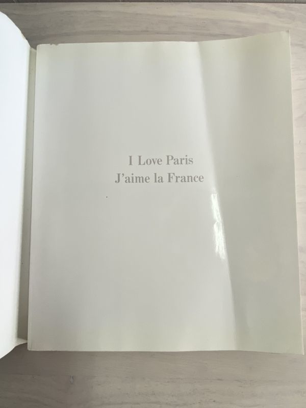 図録 I Love Paris〈J'aime la France〉展 愛しのフランス ア ート写真集 1992年 ナダール/アジェ／ラルティーグ/ケルテス フランス パリ_画像2