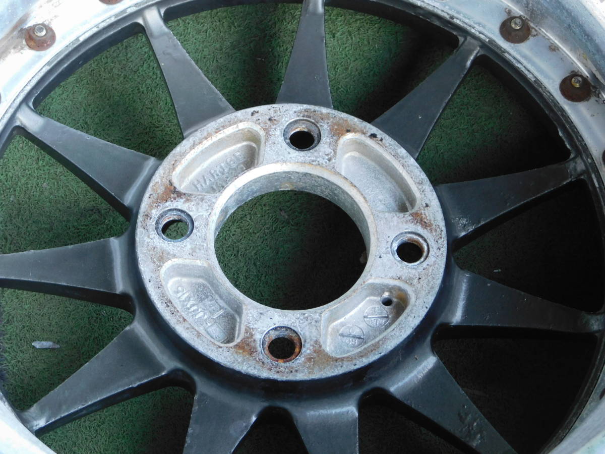 ☆2ピースHARTGE RN560 15インチ☆6.5JJ×15 OFF:+25 PCD:114.3-4H