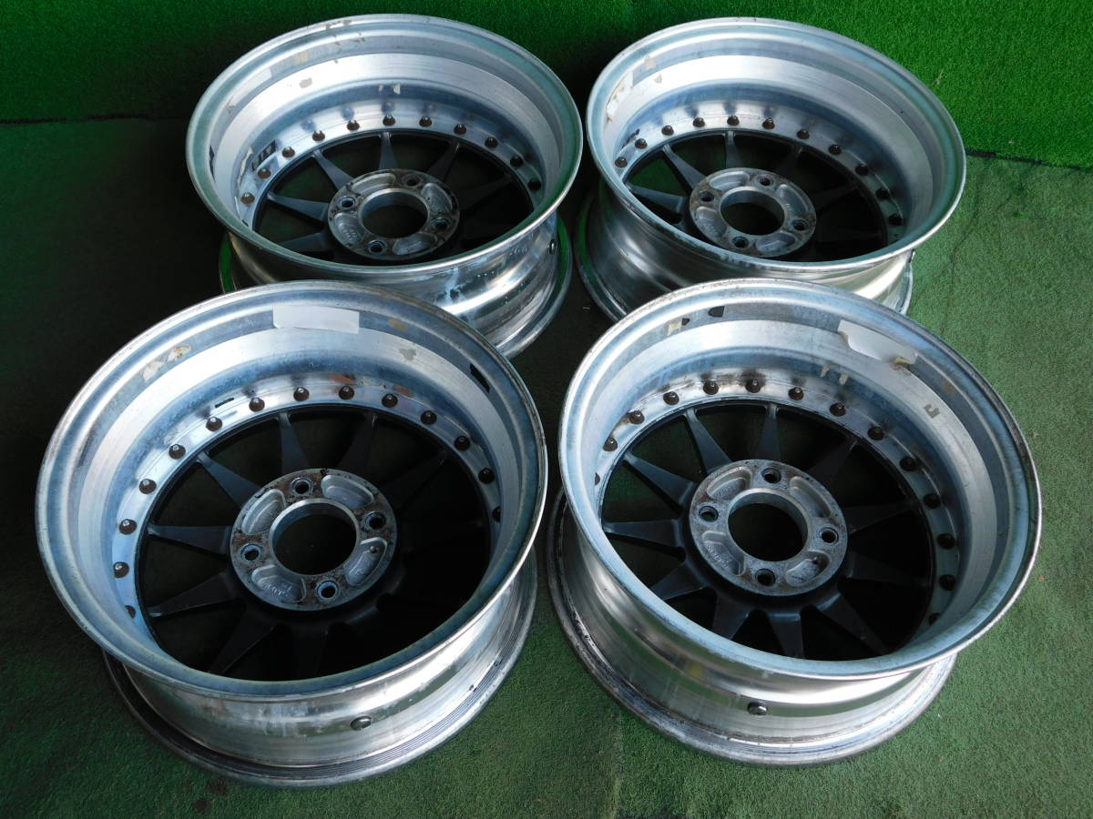 ☆2ピースHARTGE RN560 15インチ☆6.5JJ×15 OFF:+25 PCD:114.3-4H