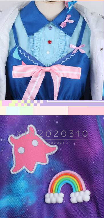 修正版 実物撮影バーチャル YouTuber 鈴原るる コスプレ衣装 風 修正版 実物撮影バーチャル YouTuber 鈴原るる コスプレ衣装 風