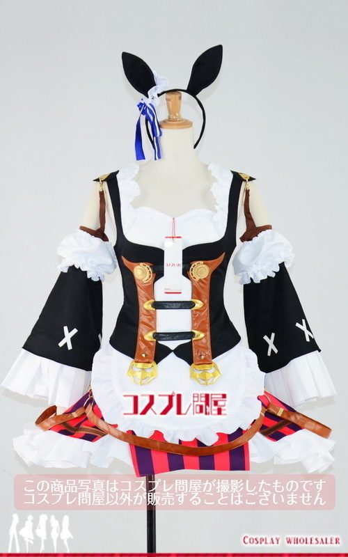 ウマ娘 プリティーダービー エイシンフラッシュ 勝負服 コスプレ衣装風(ウィッグ 靴別売り)