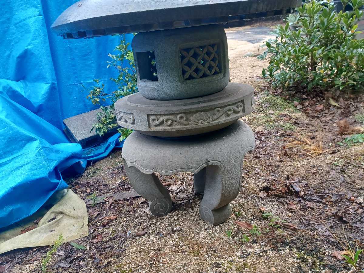 ○石灯籠 灯籠 庭園○愛媛県今治市桜井 引取限定 gst3d.eu