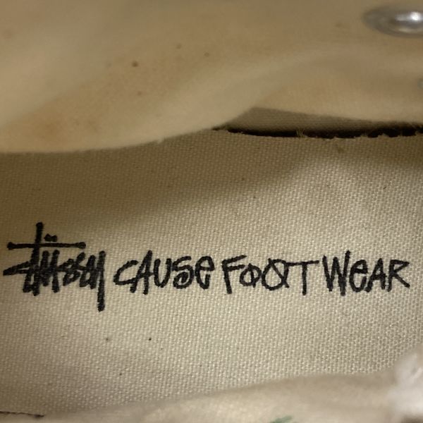 美品 ステューシー STUSSY×CAUSE WORLD TOUR HITOP コラボ 美品 ステューシー STUSSY×CAUSE WORLD TOUR HITOP コラボ