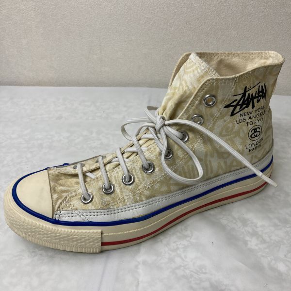 美品 ステューシー STUSSY×CAUSE WORLD TOUR HITOP コラボ 美品 ステューシー STUSSY×CAUSE WORLD TOUR HITOP コラボ