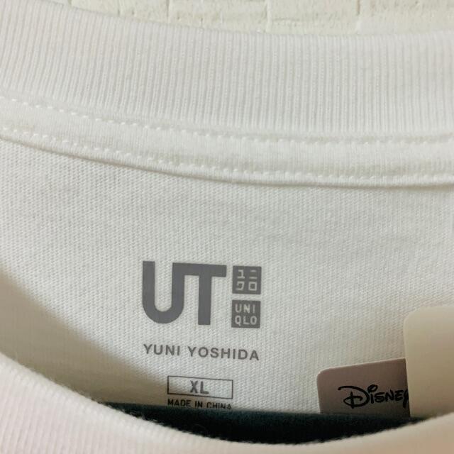 UNIQLO(ユニクロ) - ユニクロ x Diesney x 吉田ユニ グラフィックTシャツ XLサイズ 白色 大人気完売品 (新品タグ付き未着用品)_画像7