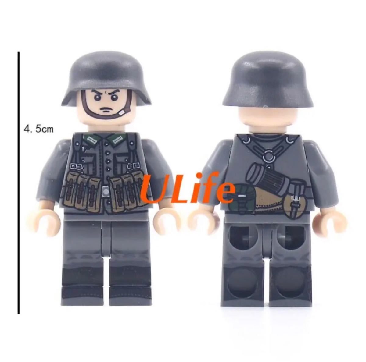 11体セットWW2ドイツ軍国防軍全面印刷 ミリタリー ミニフィグLEGOレゴ