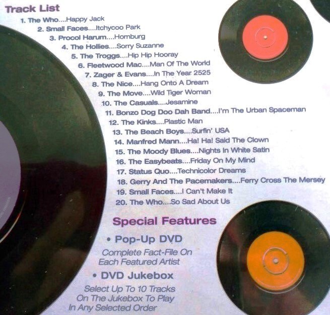 【送料無料】60年代英国ビートグループ中心DVD3枚[WILD THING-The Sixties DVDJukebox-]60min + [BEAT!BEAT!BEAT! Volume.1＆2]各 約120min