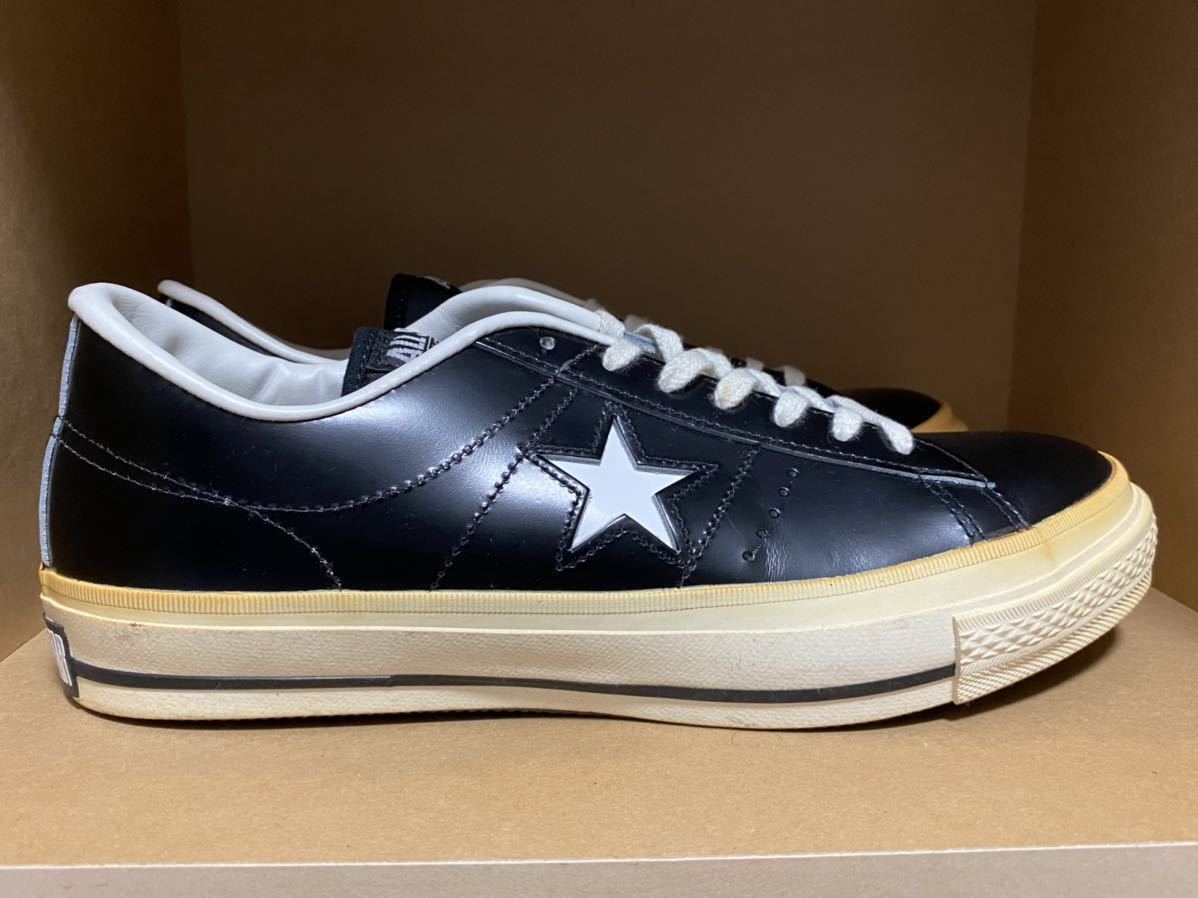[ free shipping ] Converse made in Japan one Star leather 27cm unused goods 