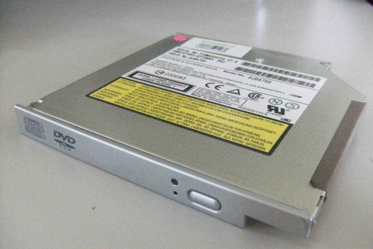 薄型CD-ROMドライブ DVD-ROM＆CD-R/RW ノートパソコンに取付、CDドライブのみ動作確認済み。 ＃52_画像5