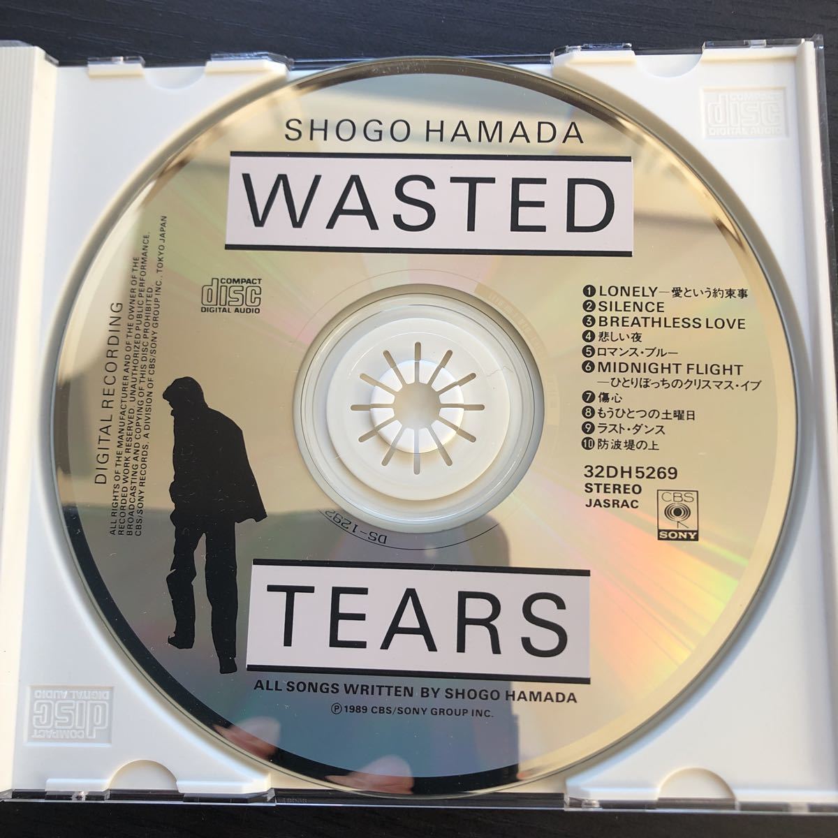 CD／浜田省吾／Wasted Tears／スリープケース入／Jポップ_画像4