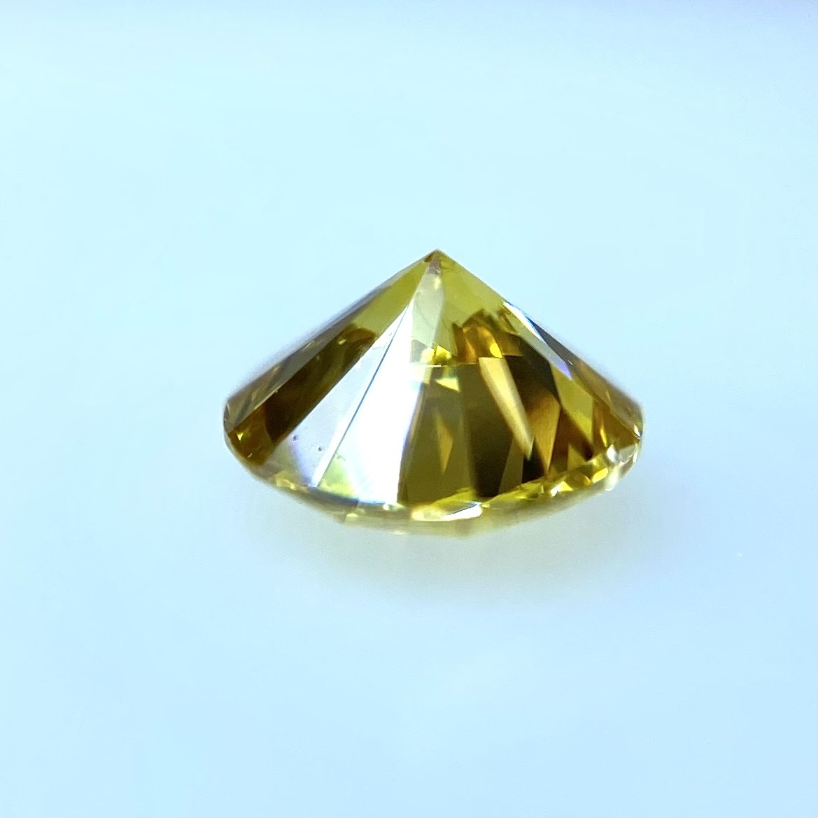 FANCY VIVID ORANGY YELLOW 0.171ct RD-