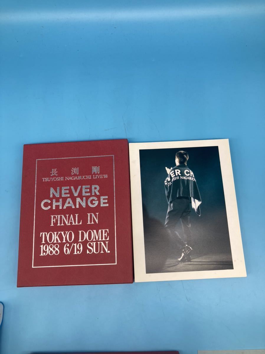 [A23740089] Nagabuchi Tsuyoshi Live photoalbum Never change final in Tokyo Dome 1988 6/19 sun