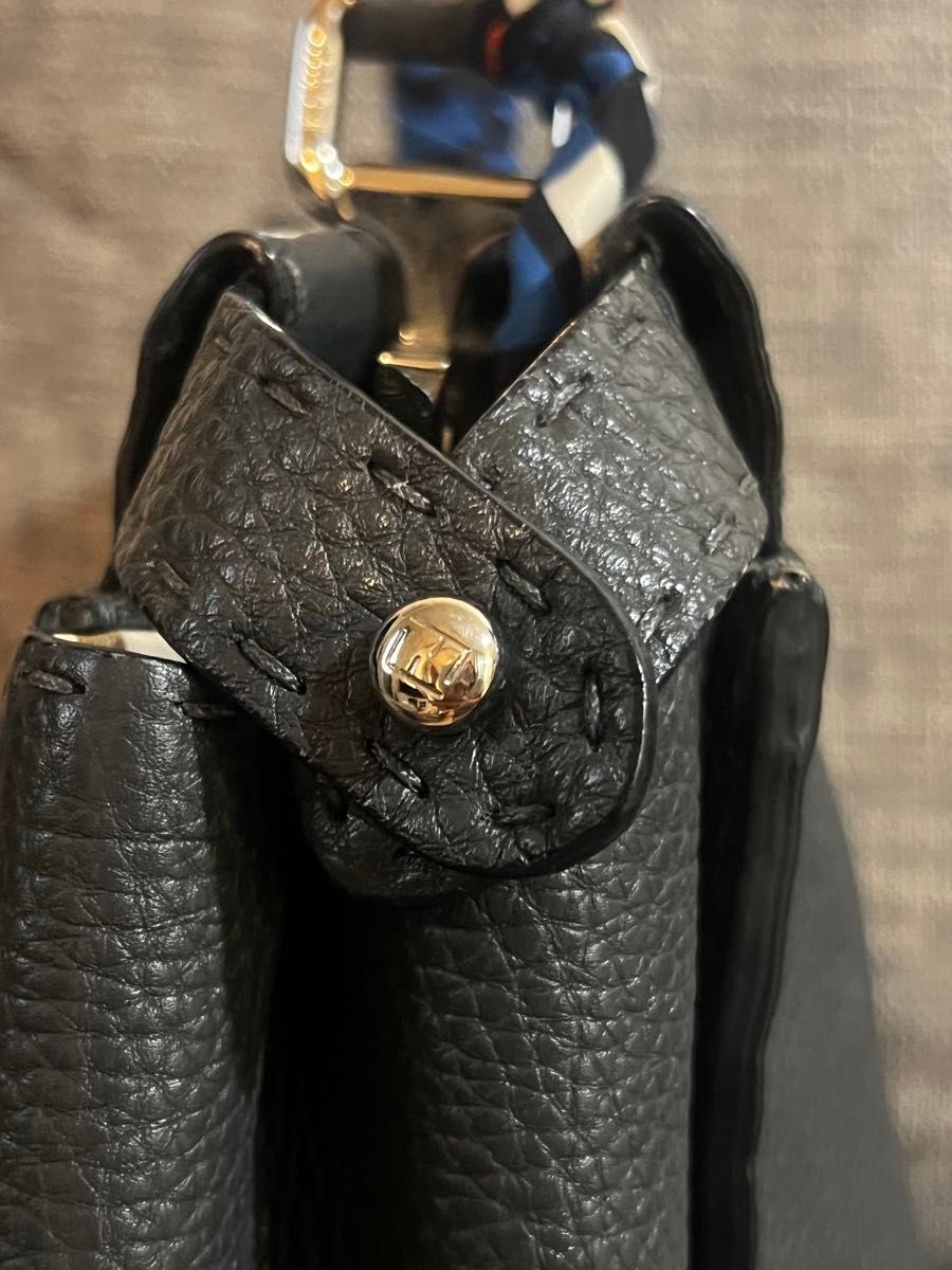 フェンディ ピーカブー セレリア ミディアム ブラック　ラッピー付き 定価75万円】FENDI ピーカブー セレリア ミディアム ラッピー付き