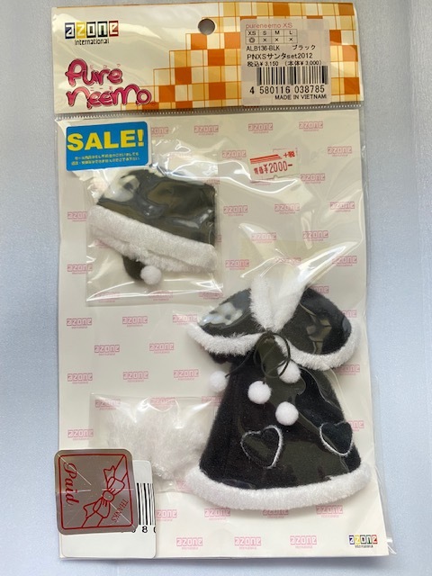 未使用 アゾン PNXSサンタset2012 ブラック ALB136-BLK ピュアニーモ XS AZONE_画像1