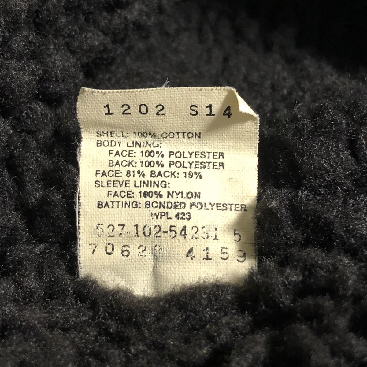 黒! 80s 90s Levi's 70629 デニム ボア ジャケット L ブラック USA製