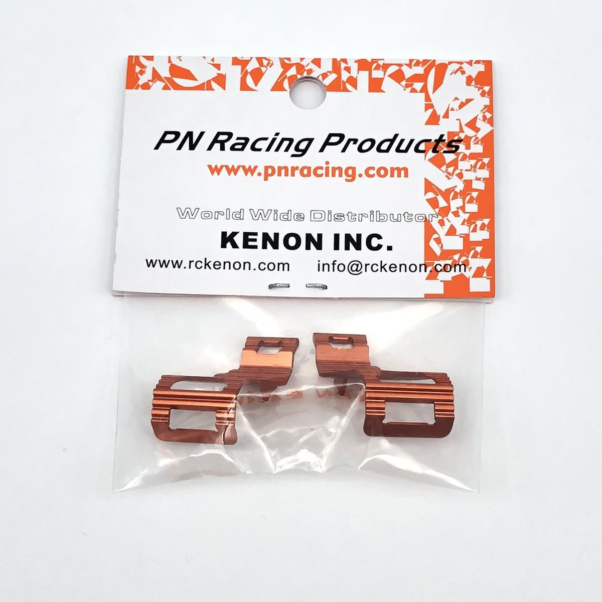 新品未開封 ミニッツ PN Racing アルミ バッテリー ヒートシンク オレンジ