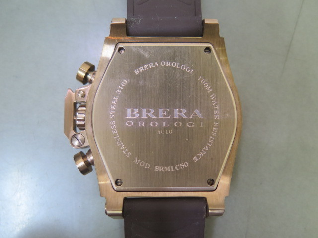 △#BRERA OROLOGI ブレラ オロロジ クロノグラフ メンズ 腕時計 BRMLC5012_画像9