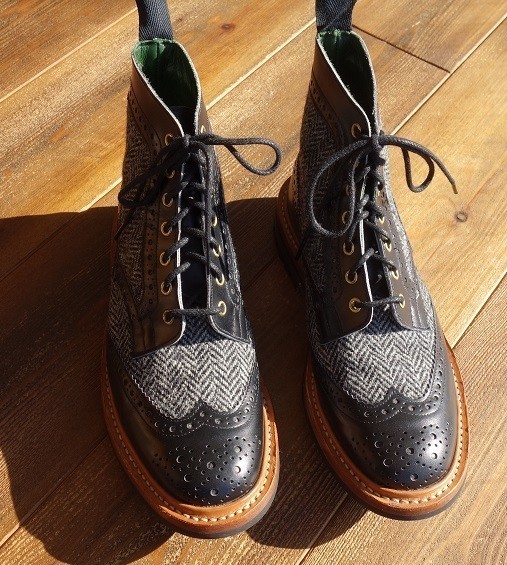 MN-0579-009 新品に近い状態 トリッカーズ TRICKER’S 別注 GRIFFIN HARTLAND ブーツ グリフィンハートランド レザーシューズ_画像1