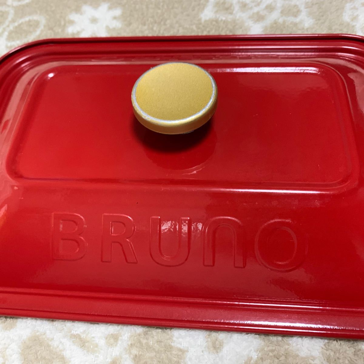 BRUNO コンパクトホットプレート レッド 付属品