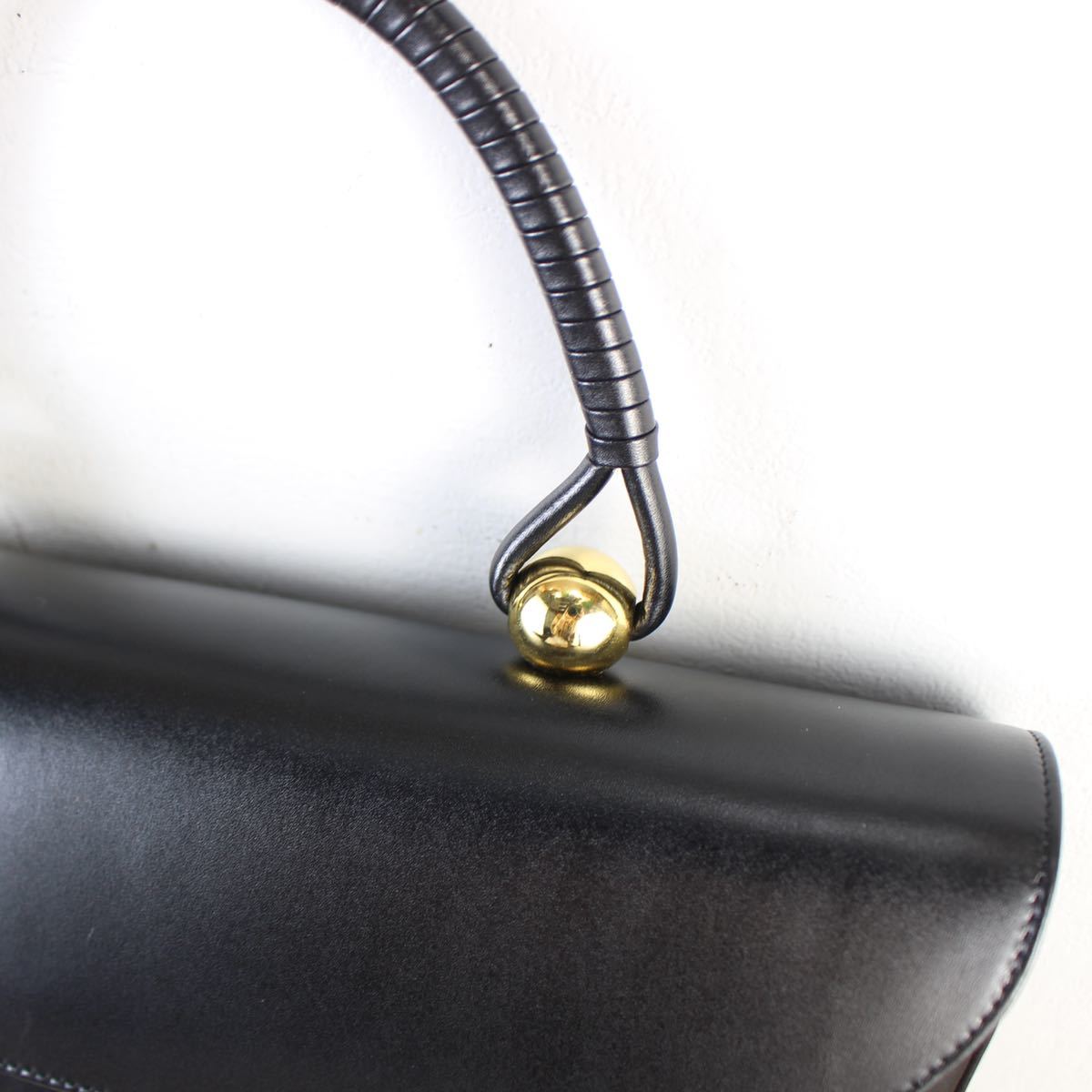 HAMANO LEATHER FORMAL HAND BAG MADE IN JAPAN/濱野レザーフォーマルハンドバッグ