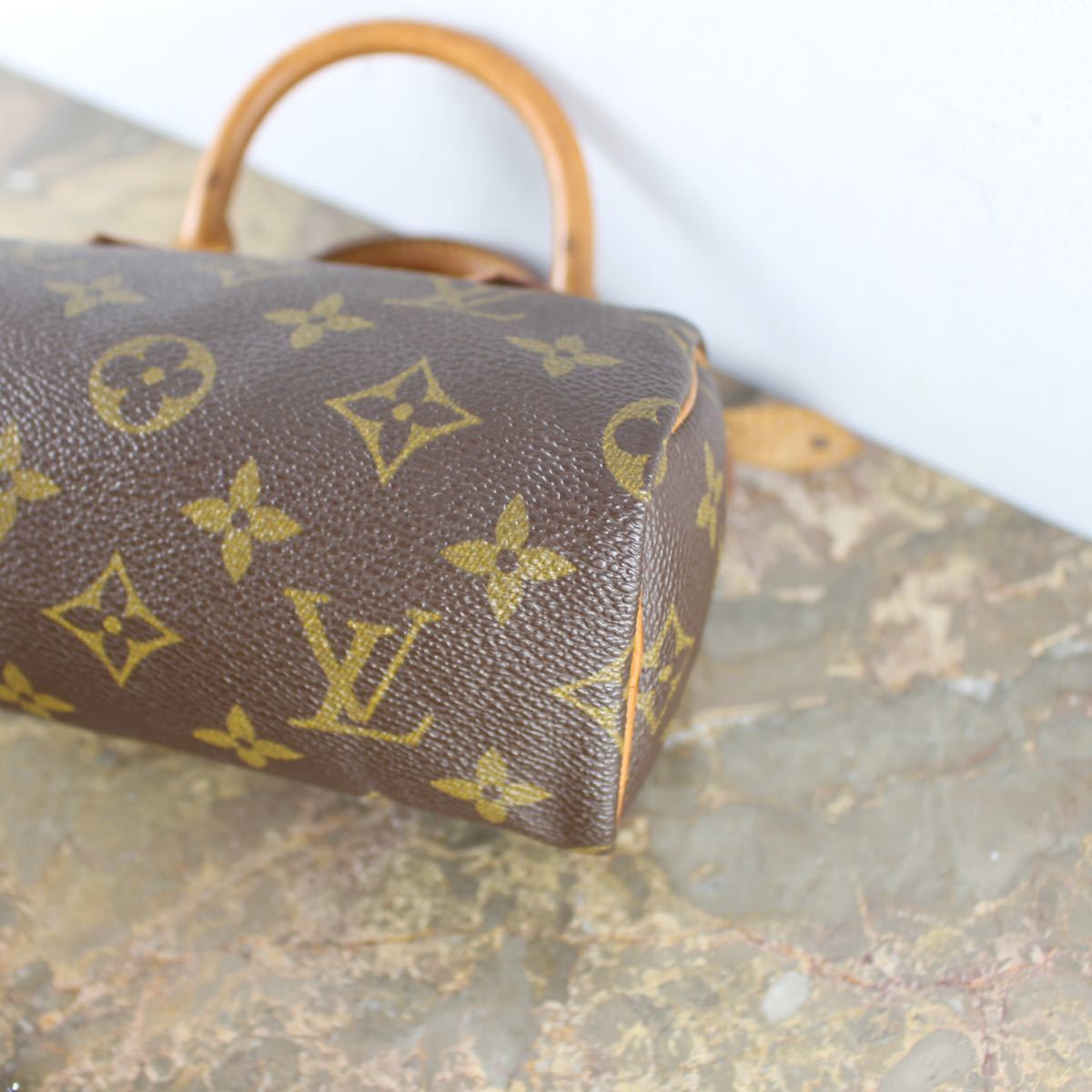 LOUIS VUITTON MONOGRAM PATTERNED M41534 TH1901 MINI SPEEDY 2WAY SHOULDER BAGルイヴィトンミニスピーディモノグラムショルダーバッグ