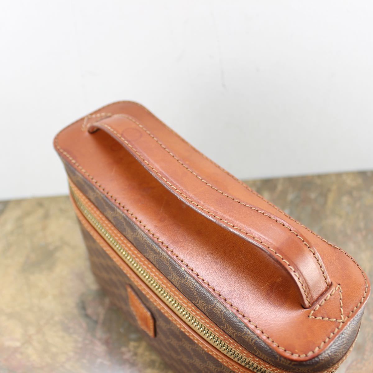 OLD CELINE MACADAM PATTERNED BANITY BAG MADE IN ITALY/オールド