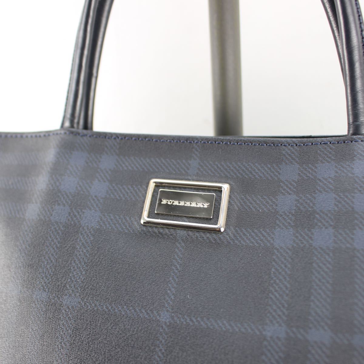 BURBERRY LONDON CHECK PATTERNED HAND BAG MADE IN ITALY/バーバリーロンドンチェック柄ハンドバッグ