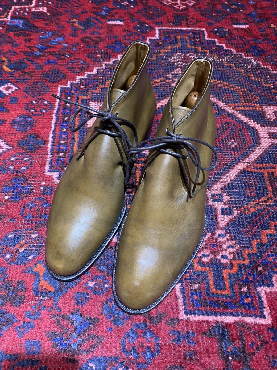 ヤフオク! - 三陽山長 長伍郎LEATHER CHUKKA BOOTS MADE IN J