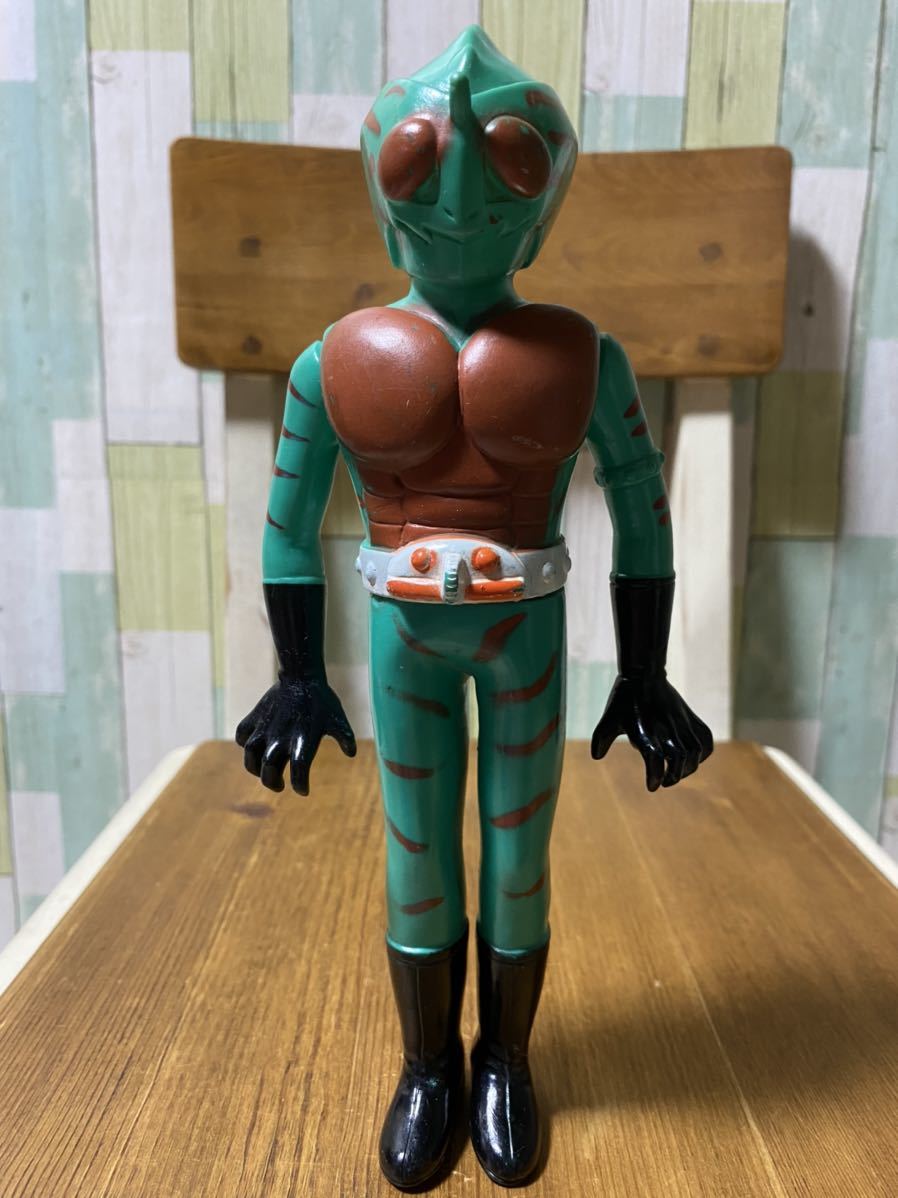 当時物 仮面ライダー アマゾン ソフビ人形 パチ怪獣 スタンダード