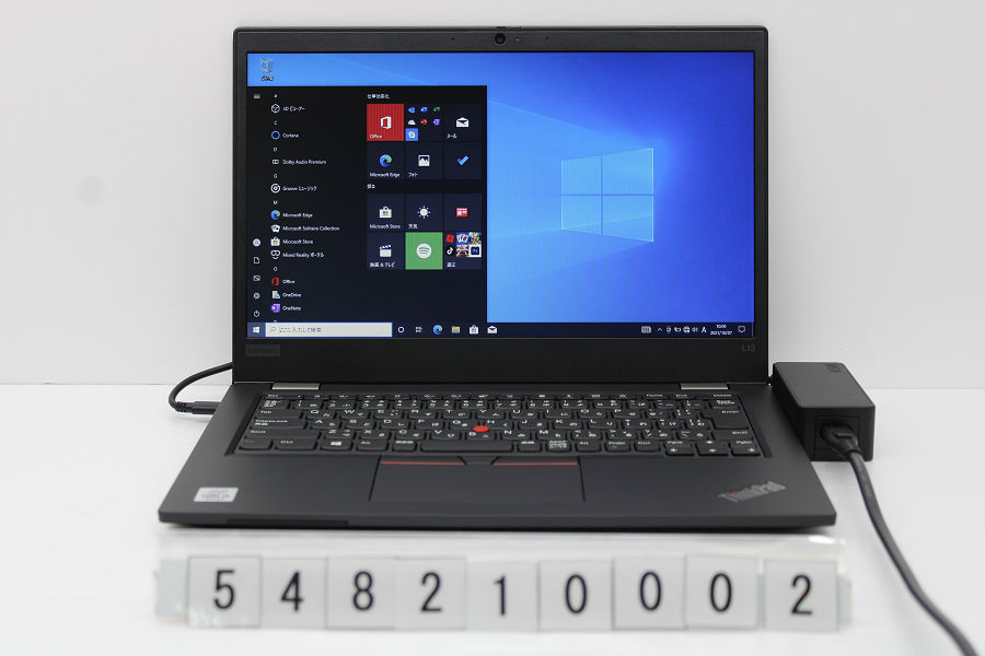 Lenovo ThinkPad L13 Core i3 10110U 2.1GHz 4GB 低価格の Win10 548210002 256GB SSD 新発売の 1366x768 13.3W FWXGA