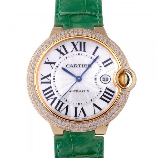 カルティエ Cartier バロンブルー WE900751 シルバー文字盤 中古 腕時計 メンズ その他