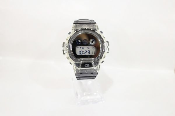 魅力の 腕時計 クリアスケルトン×ブラック スペシャルカラー DW-6900SK