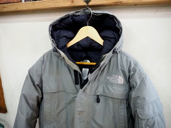 ◆THE NORTH FACE ノースフェイス マクマードパーカ グースダウンジャケット メンズM ヴィンテージ ライトグレー◆_画像5