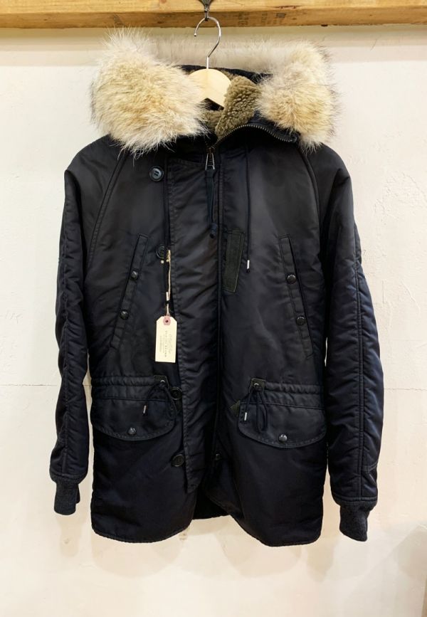 超爆安 N-3B コヨーテファー JACKET HOODED TRIM FUR 14AW-FHJ JOE