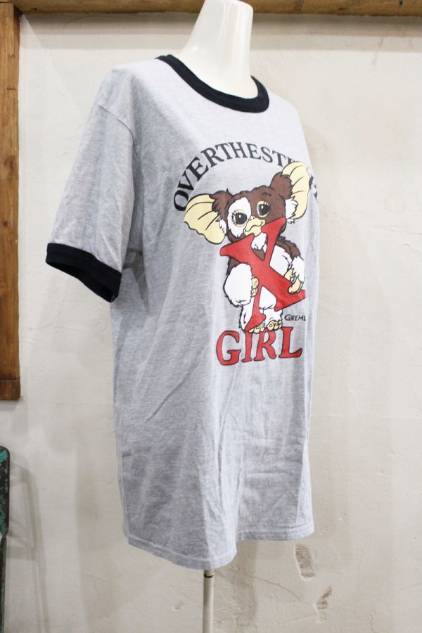 C72★GREMLINS × X-girl × OVER THE STRiPES GIZMO RINGER S/S BIG TEE ギズモプリントビックT レディース 半袖 FREEサイズ グレムリン★_画像7