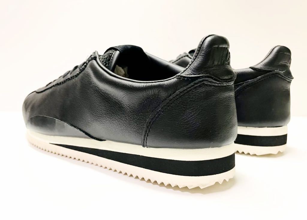 美品!! 限定!! 18年 NIKE CLASSIC CORTEZ PREMIUM BLACK/BLACK ナイキ クラシック コルテッツ プレミアム ブラック レザー us 10.5 JP 28.5_画像5