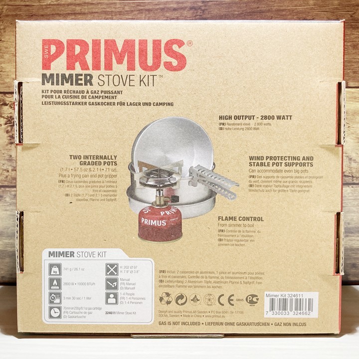 プリムス マイマー ストーブ キット - Primus Mimer Stove Kit