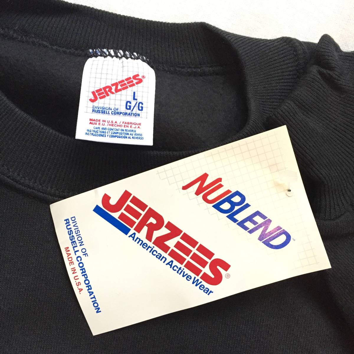Yahoo!オークション - 90s USA製 JERZEES デッドストック 黒 Yahoo!オークション - 90s USA製 JERZEES デッドストック 黒