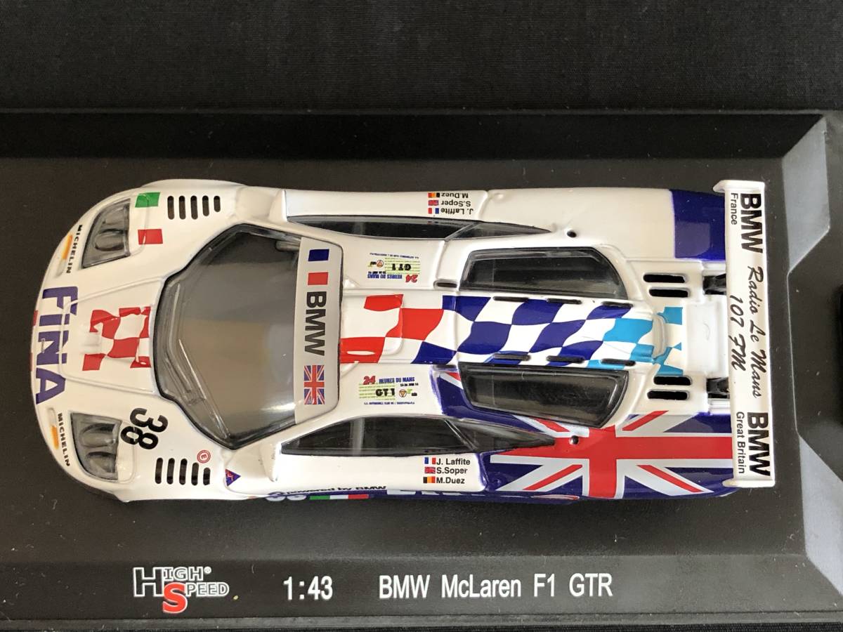 HIGH SPEED 1/43 BMW マクラーレンF1 GTR チーム・ビガッツィ HIGH SPEED 1/43 BMW マクラーレンF1 GTR チーム・ビガッツィ