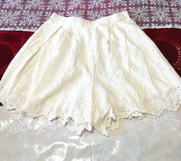 ポンチョピンク花柄フリルチュニックネグリジェ ナイトウェア 白ショートパンツ 2P Poncho pink floral frill tunic negligee white shorts_画像3