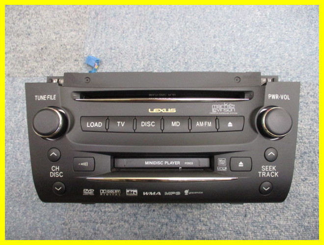 ◆レクサス GS350 GS430 GS450h マークレビンソン DVDチェンジャー プレイヤー デッキ オーディオ CD GRS191 GWS191 純正