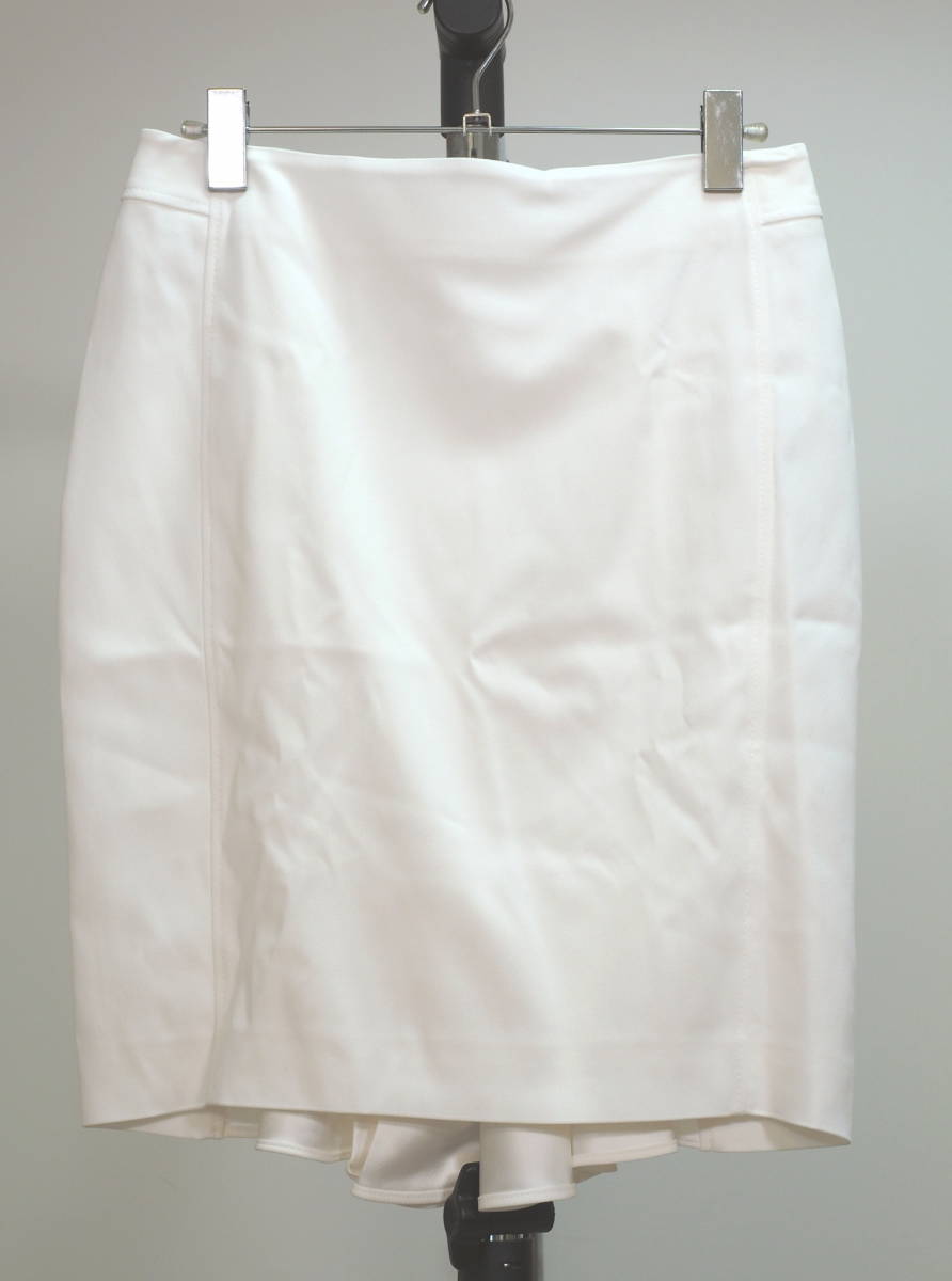  не использовался товар обычная цена 63800 иен V&R Victor & Rolf 14SS задний оборка юбка 40 белый Italy производства VIKTOR&ROLF