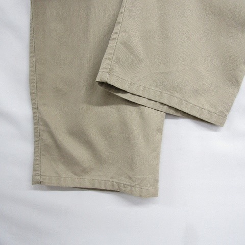  big size W49~ degree Dickies Work painter's pants chino khaki IDEAL Zip Dickies old clothes 1O2816